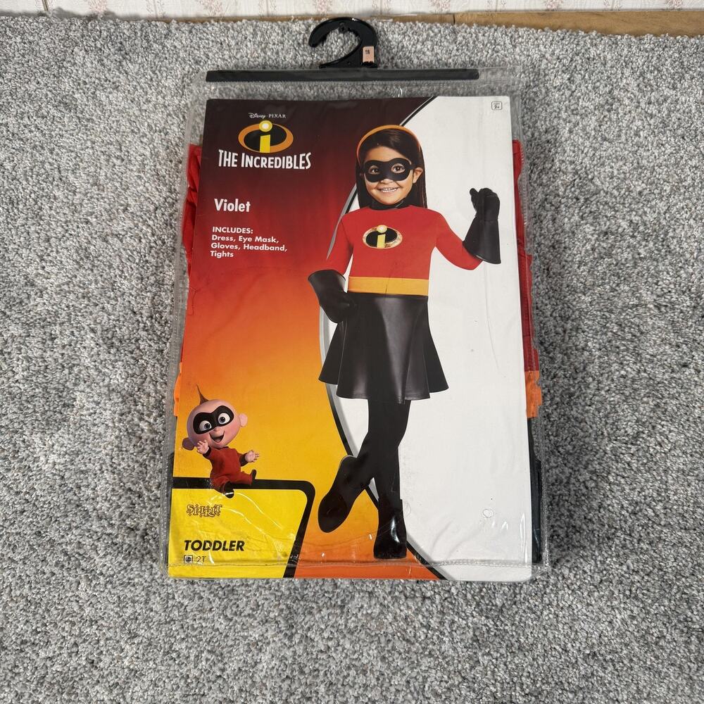 Spirit Halloween Incredibles Violet Costume Set 2T Cosplay Character Superhero